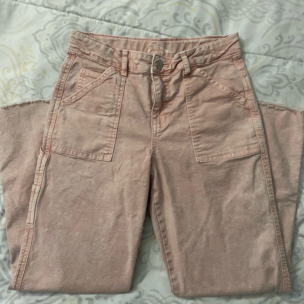 Girls Stylish Pink Jeans